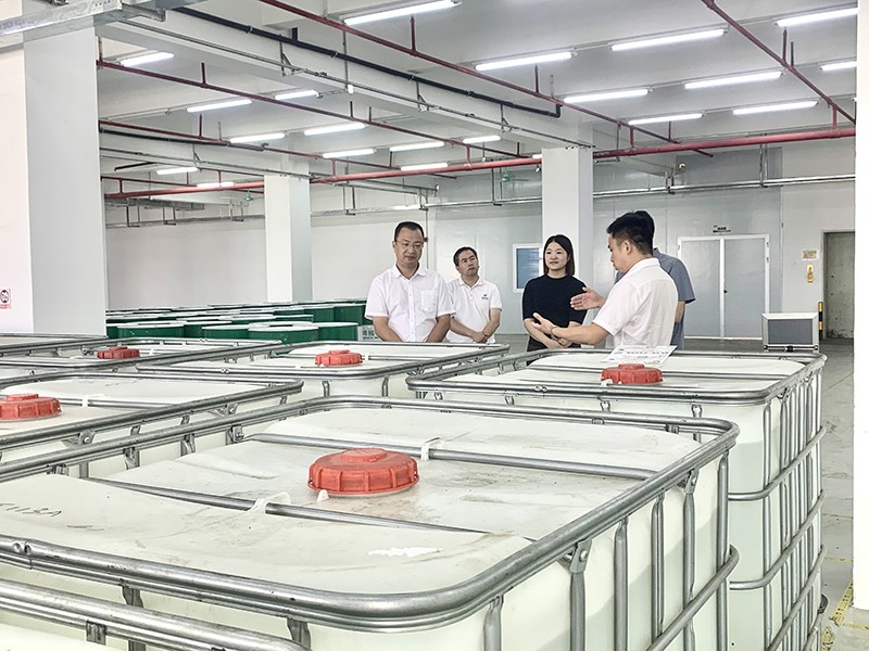 政企连心·共促发展|东莞市东城区政府领导莅临米兰·(milan)新材参观指导